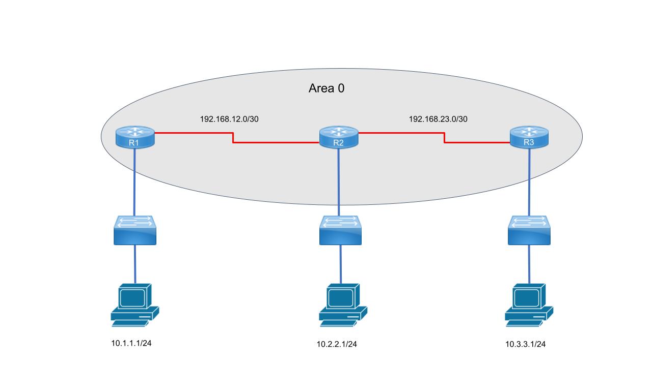 OSPF Single Area Topology